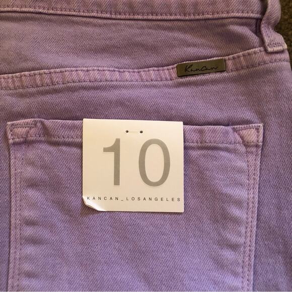 KanCan NWT Mari Ultra High Rise 90's Classic Straight Leg Lavender Jeans Size 10 - Picture 9 of 16